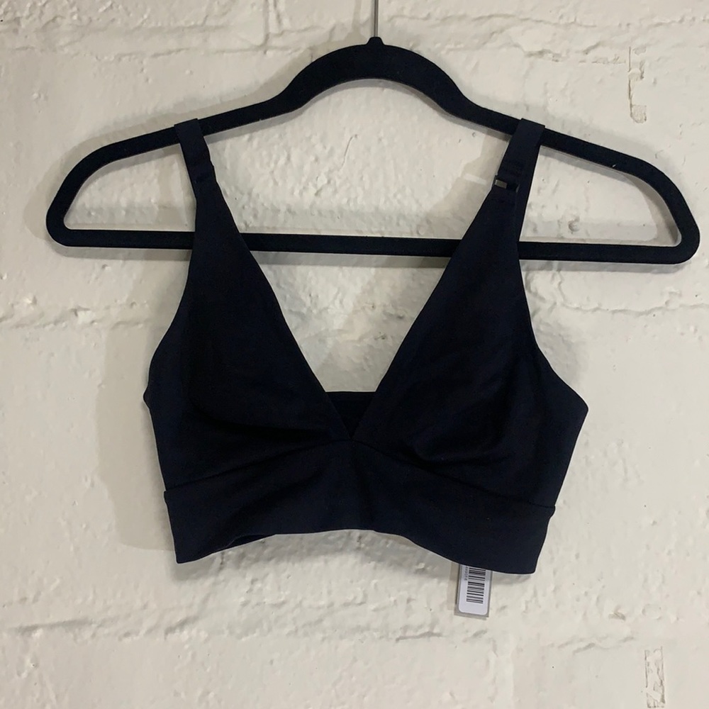 NWT Everlane Invisible Bra in Black Sz S